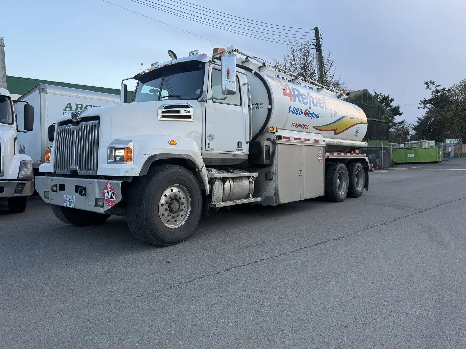Truck 608, our 2022 Western Star tanker